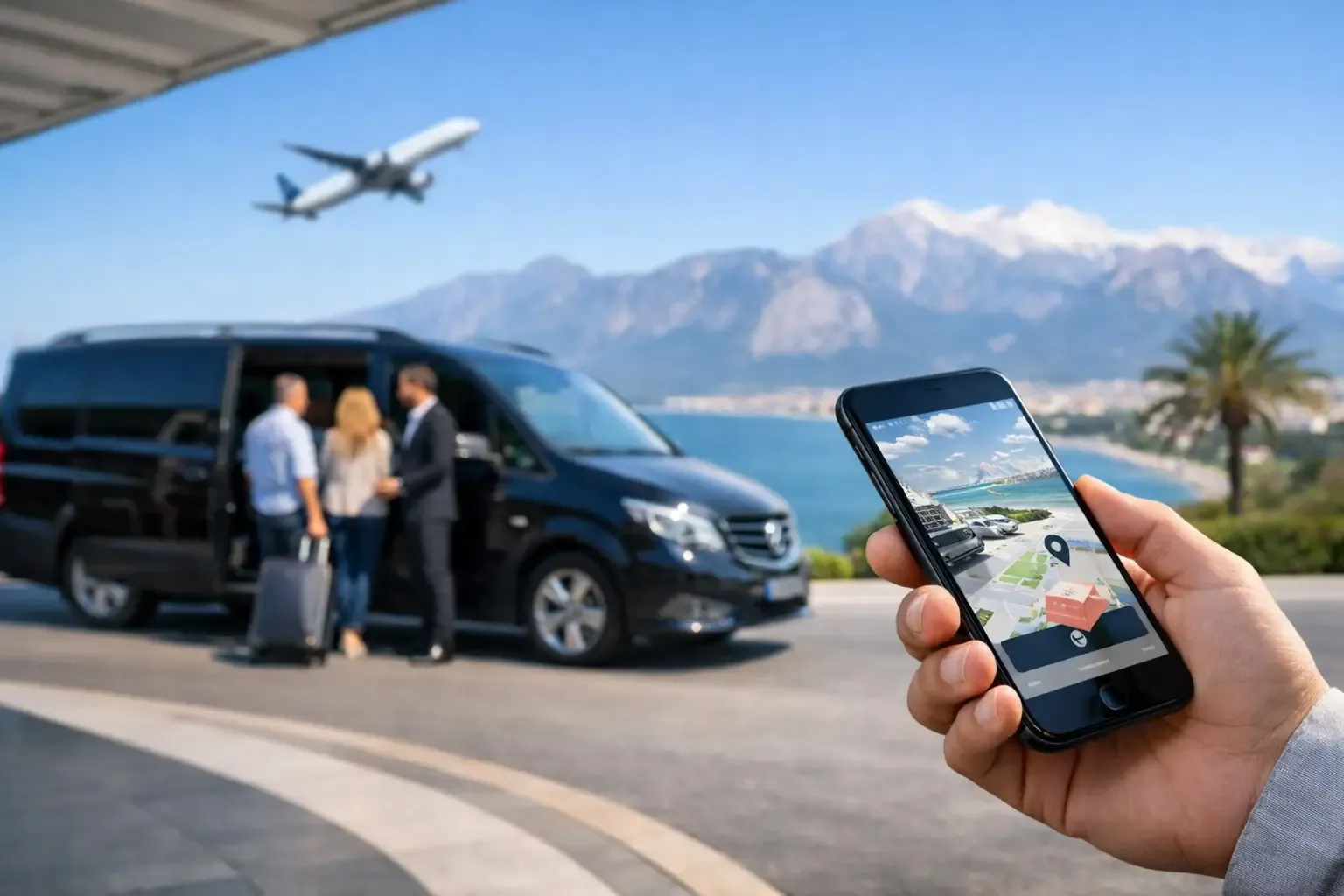 Per App Flughafentransfer Antalya buchen