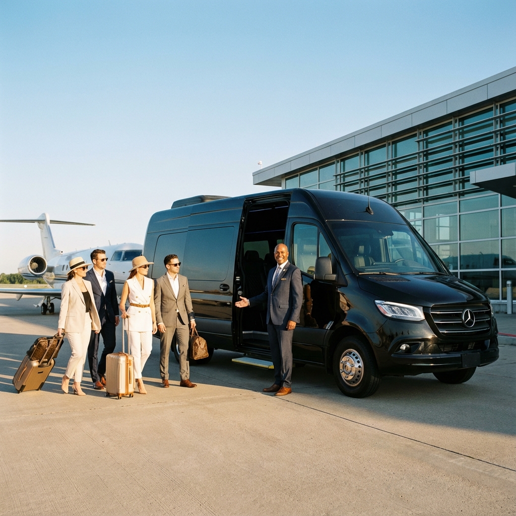 VIP Airport Transfer for Large Groups | Comfortable Travel